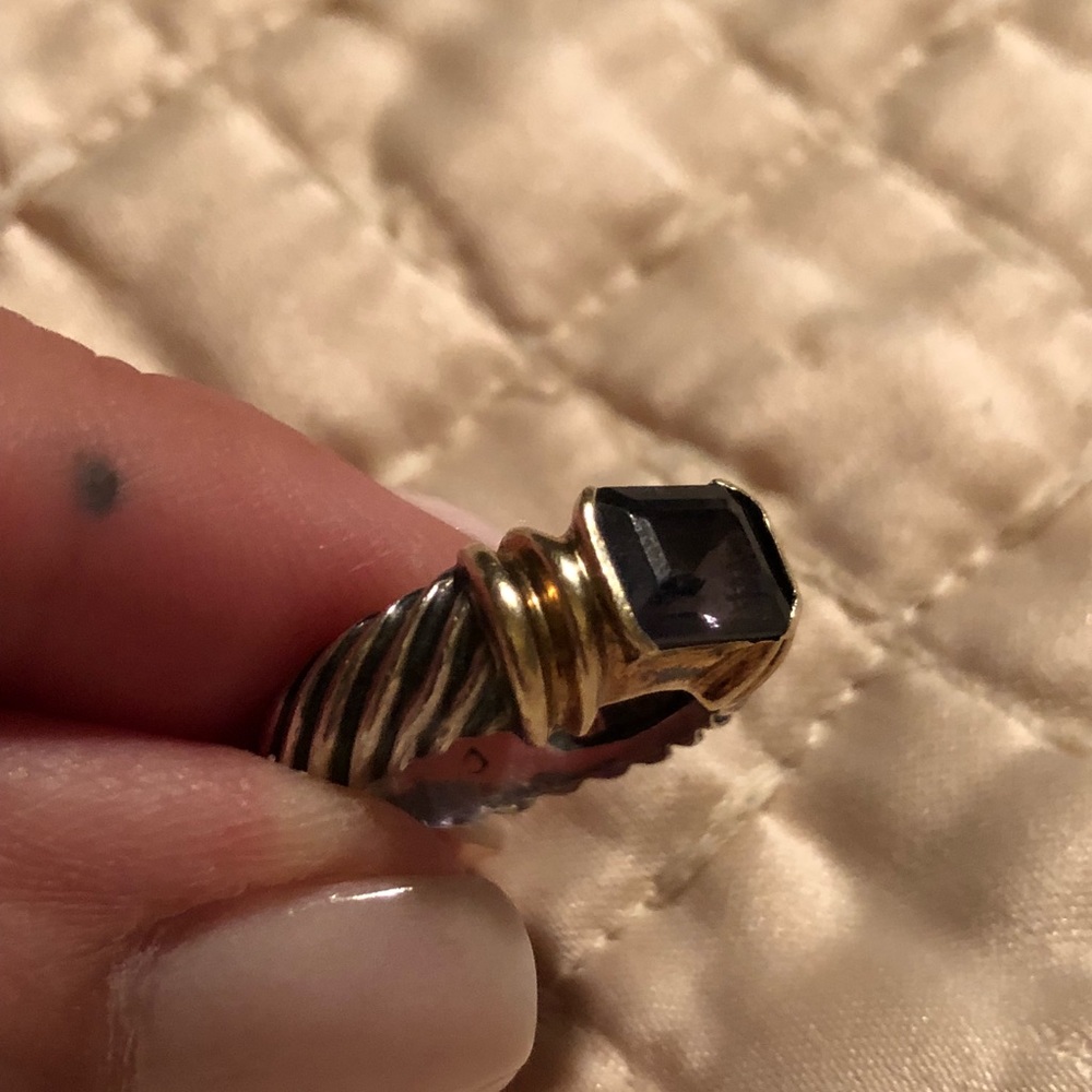 David Yurman amethyst ring - Picture 4 of 5
